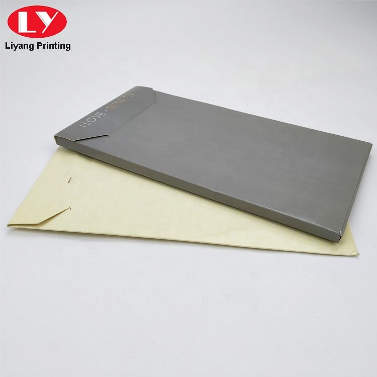 Paper Envelope Scarves Packing Custom Logo Retail Scarf Packaging Envelopes with Clear Window