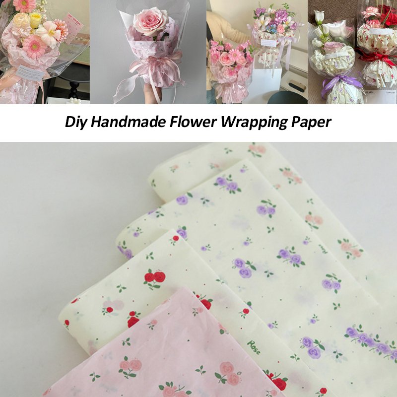 tissue paper wholesale Gift Packaging Inner Lining Paper Clothing Shirt Shoes Diy Handmade Flower Wrapping Paper Bouquet 50x70cm
