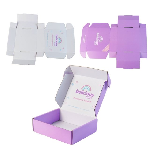 Super hard corrugated small transport packaging paper box customized color printing clothing underwear packaging paper box