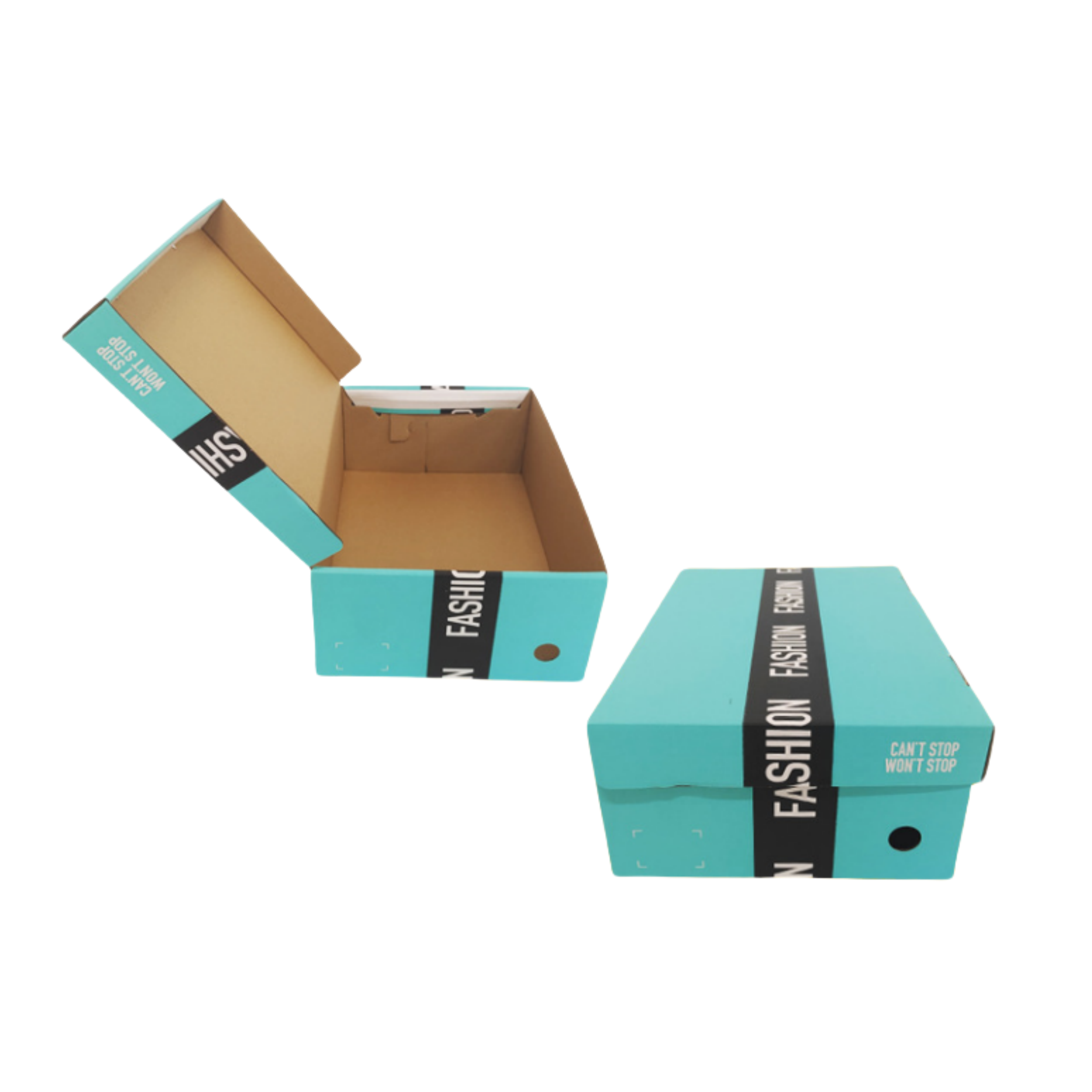 Custom Corrugated Paper Shoe Shipping Packaging Box for Brand