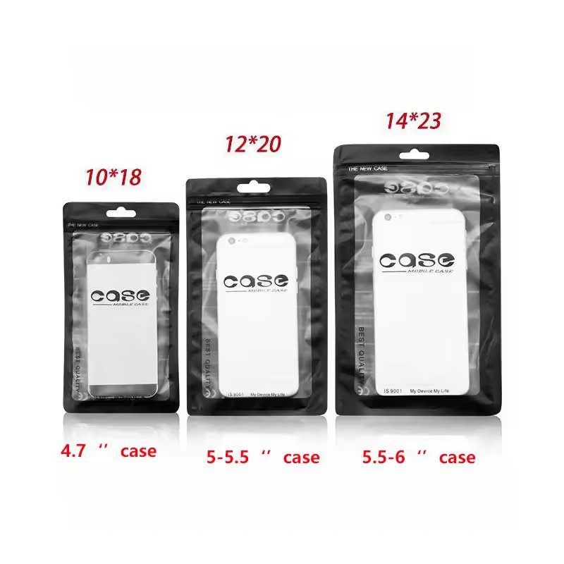 AilesTecca Waterproof Mobile Cell Phone Case Self-sealing Packaging Retail Plastic Packaging Bag with Zipper For Phone Case