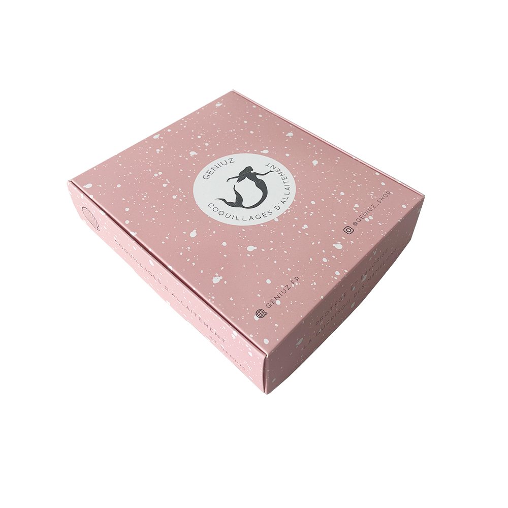 Customized brand logo pink clothing packaging box luxury recycle carton shipping mailer gift paper boxes