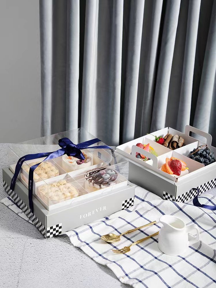 clear gift transparent paper pet box packaging top pvc lid with for window pack ribbon plastic gift boxes