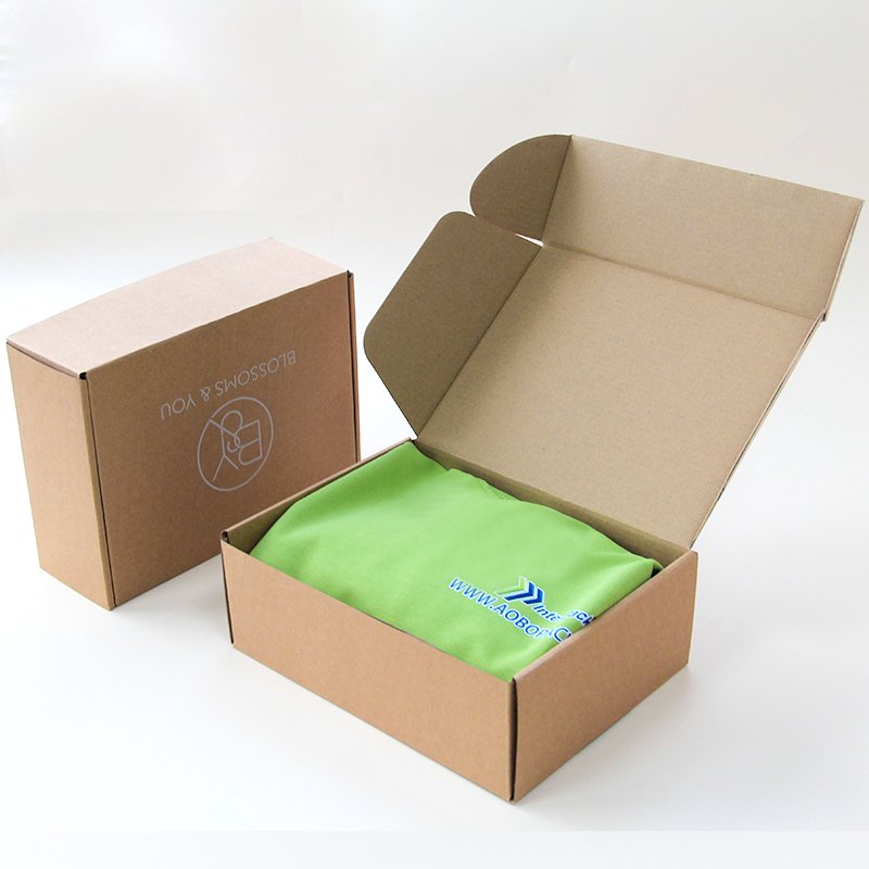 Wholesale custom printed unique corrugated shipping boxes custom logo cardboard mailer box
