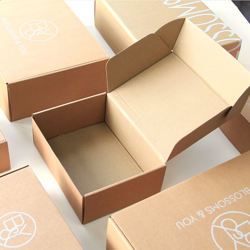 Wholesale custom printed unique corrugated shipping boxes custom logo cardboard mailer box