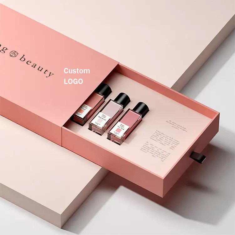 Reasonable price cosmetics packaging paper box women lash set paper boxes nail polish oil carton