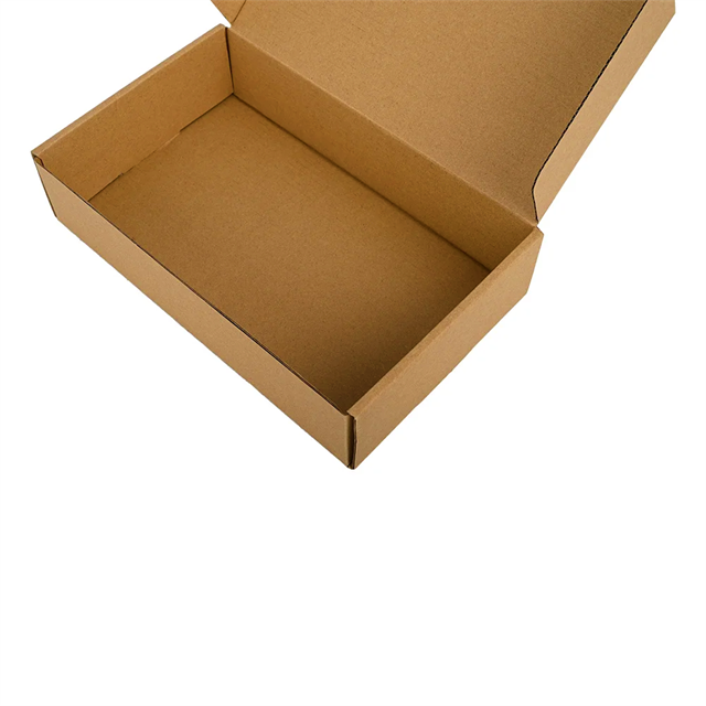 Customized high-quality shipping packaging paper box brown corrugated kraft paper clothing shoes socks packaging paper box