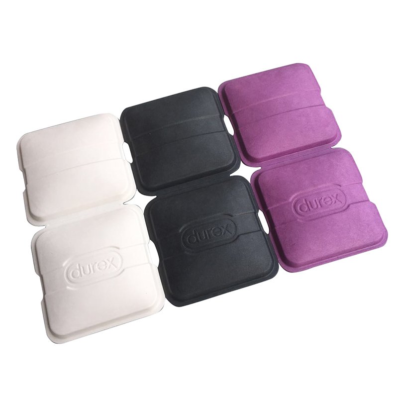 Custom Printing Colorful Condom Box Gift Box Packaging Wholesale Gift Packaging Box Portable Small Size Pulp Paper Customized