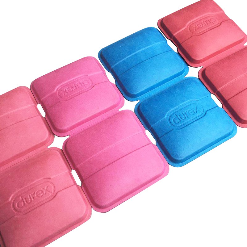 Custom Printing Colorful Condom Box Gift Box Packaging Wholesale Gift Packaging Box Portable Small Size Pulp Paper Customized