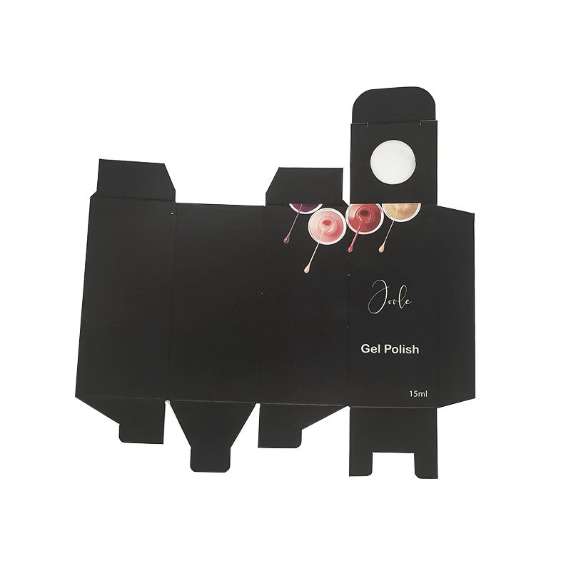 custom nail polish oil paper box empty nail polish box packaging for single