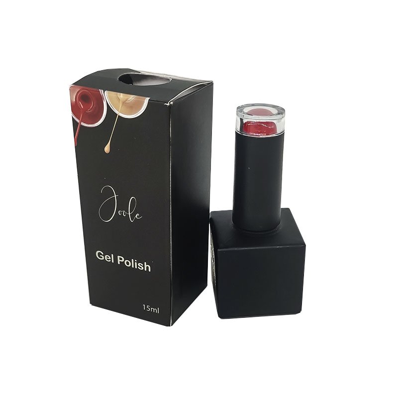 custom nail polish oil paper box empty nail polish box packaging for single