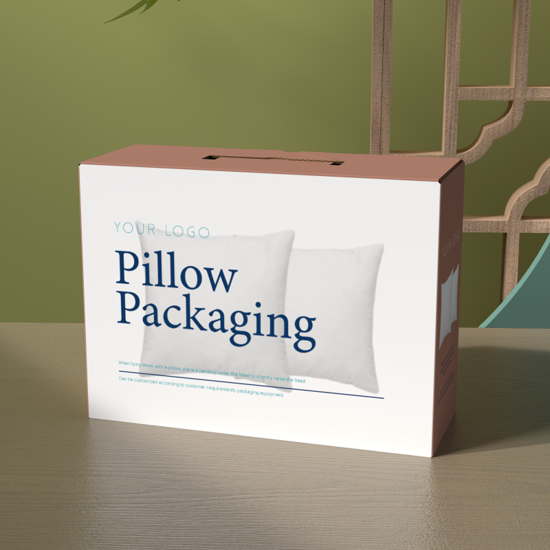 Manufacturer Customized Printing Bed Pillow Box Corrugated Thickened Strong Form Pillow Packaging