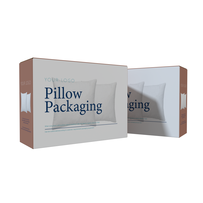 Manufacturer Customized Printing Bed Pillow Box Corrugated Thickened Strong Form Pillow Packaging