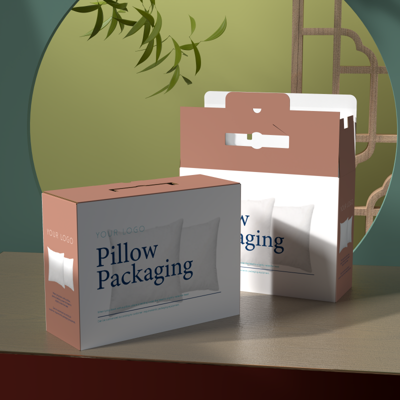 Manufacturer Customized Printing Bed Pillow Box Corrugated Thickened Strong Form Pillow Packaging