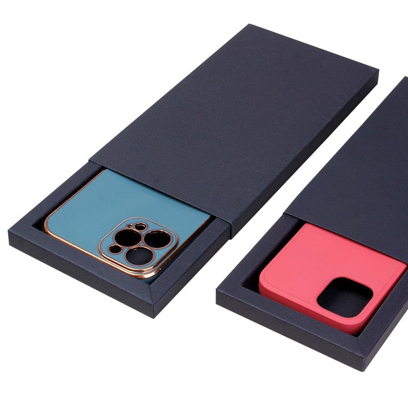 Custom Logo Printed Eco-friendly Recyclable Kraft Mobile Phone Case Box Packaging