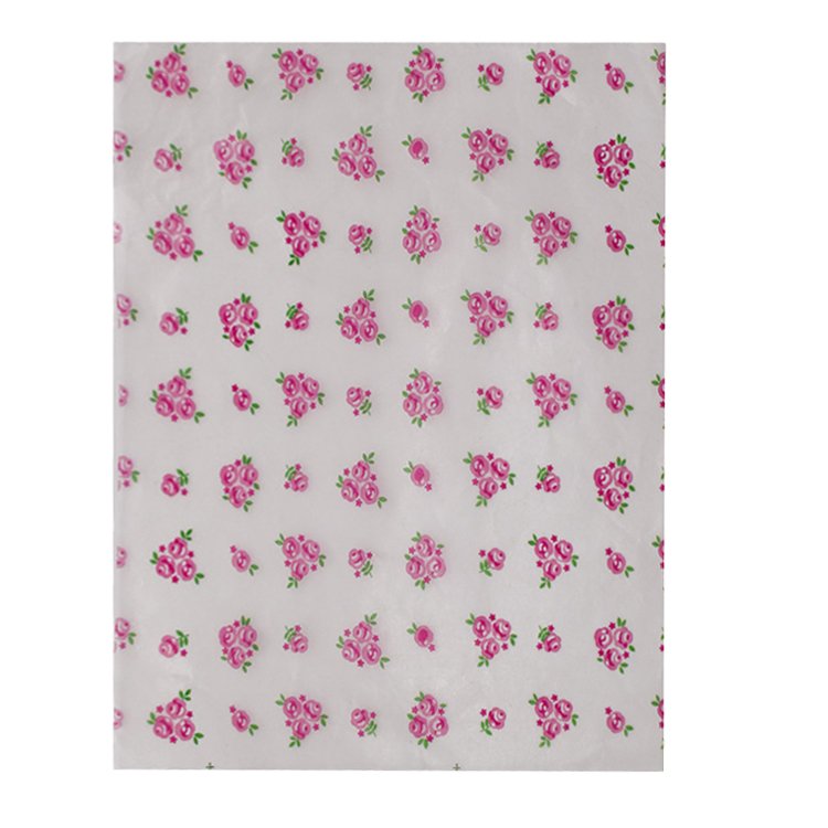 Hamburger Packaging Paper Printing Wrapping Greaseproof Paper Sandwich Food Grade Wax Paper