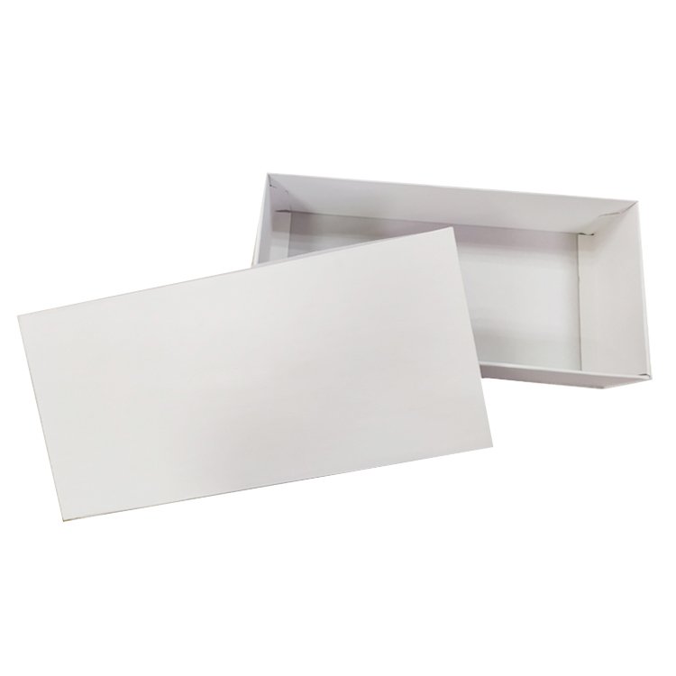 Wholesale Custom Recycling Ordinary White Paper Board Gift Packaging Box with Lid Upper and Lower Lid Transport Box