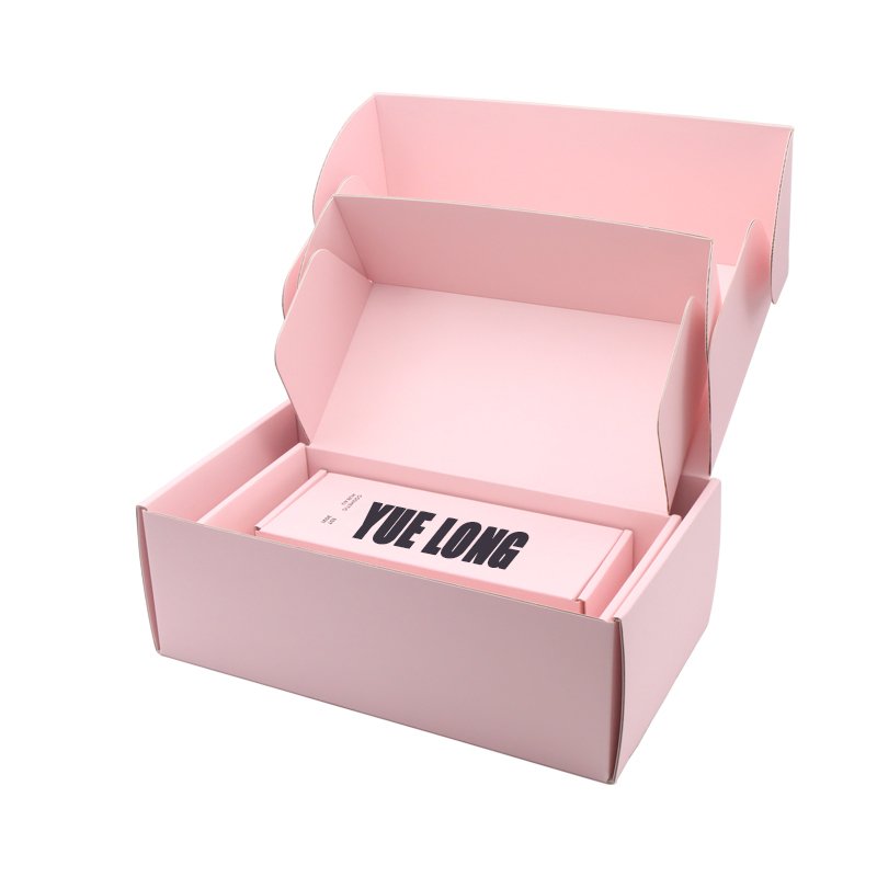 Wholesale Custom Luxury Printed Logo Mailers Folding Packaging Gift Paper Box Cardboard Black Shipping Corrugated Mailer Boxes
