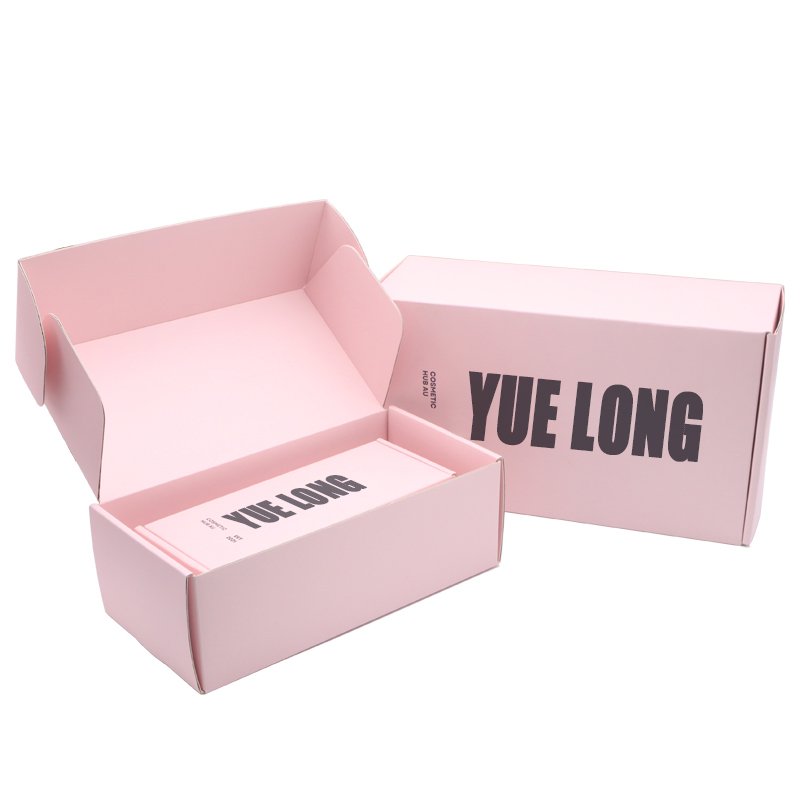 Wholesale Custom Luxury Printed Logo Mailers Folding Packaging Gift Paper Box Cardboard Black Shipping Corrugated Mailer Boxes