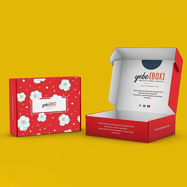 Custom Printed Corrugated Mailer Shipping Boxes Biodegradable packaging paper Boxes For Candles Jewellery