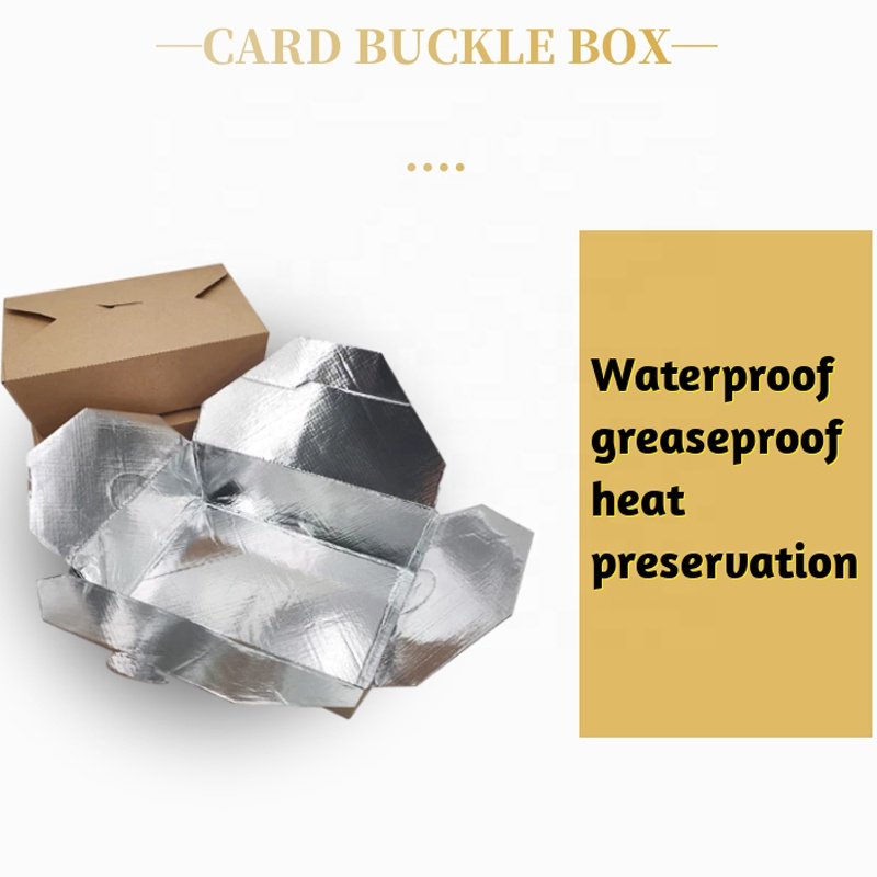 luxury retro style paper kraft packaging pizza boxes aluminum foil pizza box pizza packaging paper box with custom logo