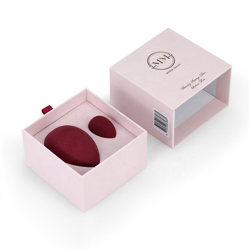 Custom Art Paper Lid And Base Drawer Flip Make Up Cosmetic Boxes Set Packaging For Gift