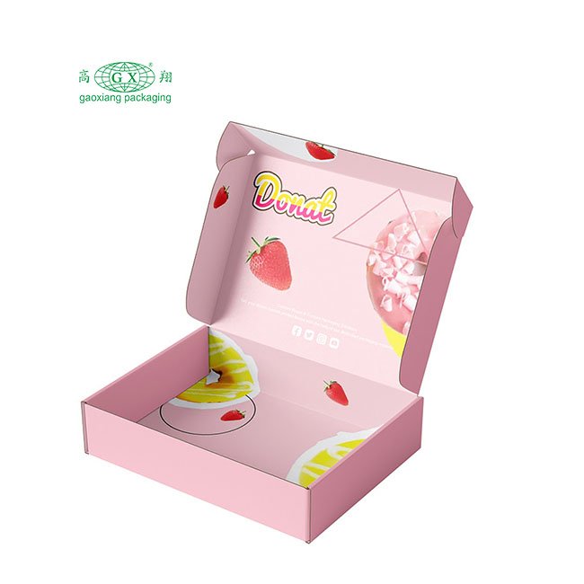 Wholesale Christmas Cookie Boxes Doughnut Gift Boxes Bakery Box with Clear Window