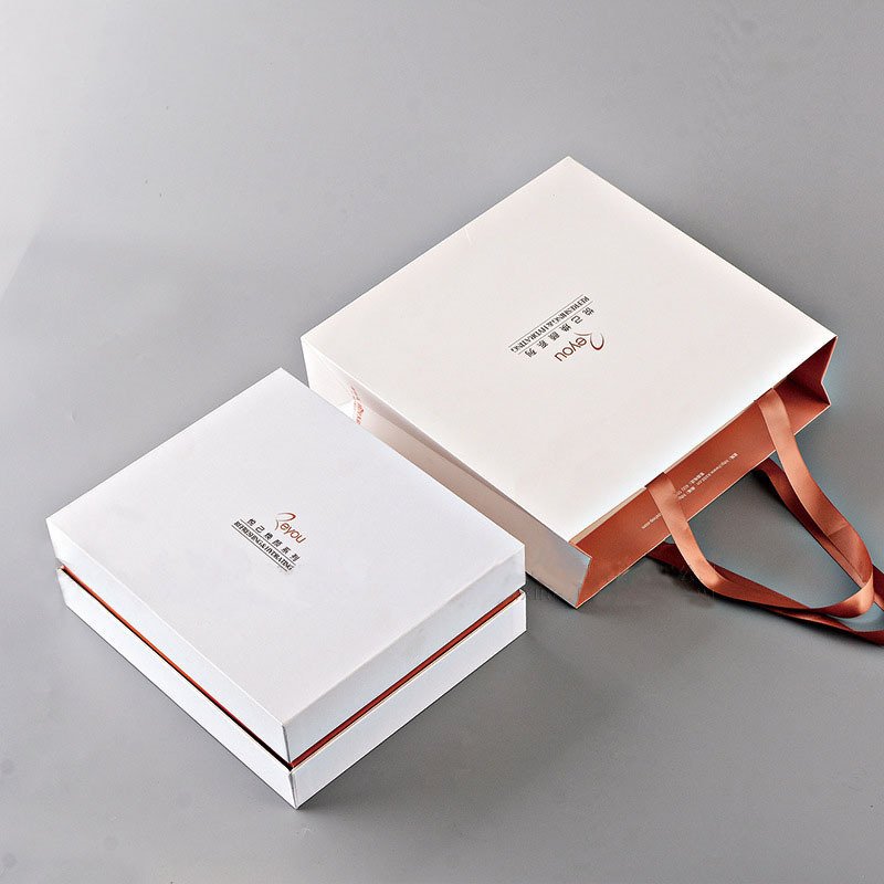 Momei Custom Logo Printing Paper Virgin Hair Weave Extension Boxes Wig Packaging Box Rigid Gift Set