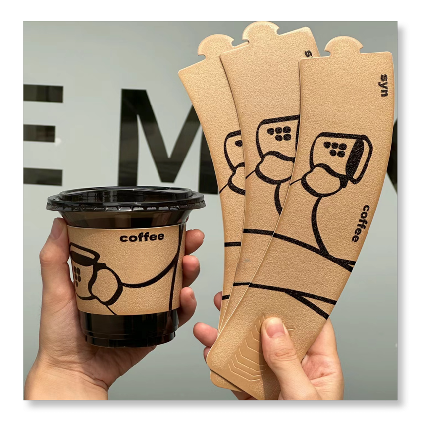Innovative Design Custom Logo Brand Paper Card Cup Sleeve Own Personalized Paper & Paperboard Product