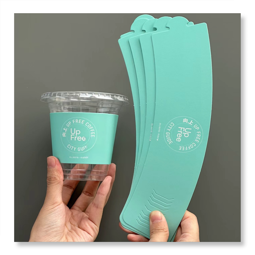 Innovative Design Custom Logo Brand Paper Card Cup Sleeve Own Personalized Paper & Paperboard Product
