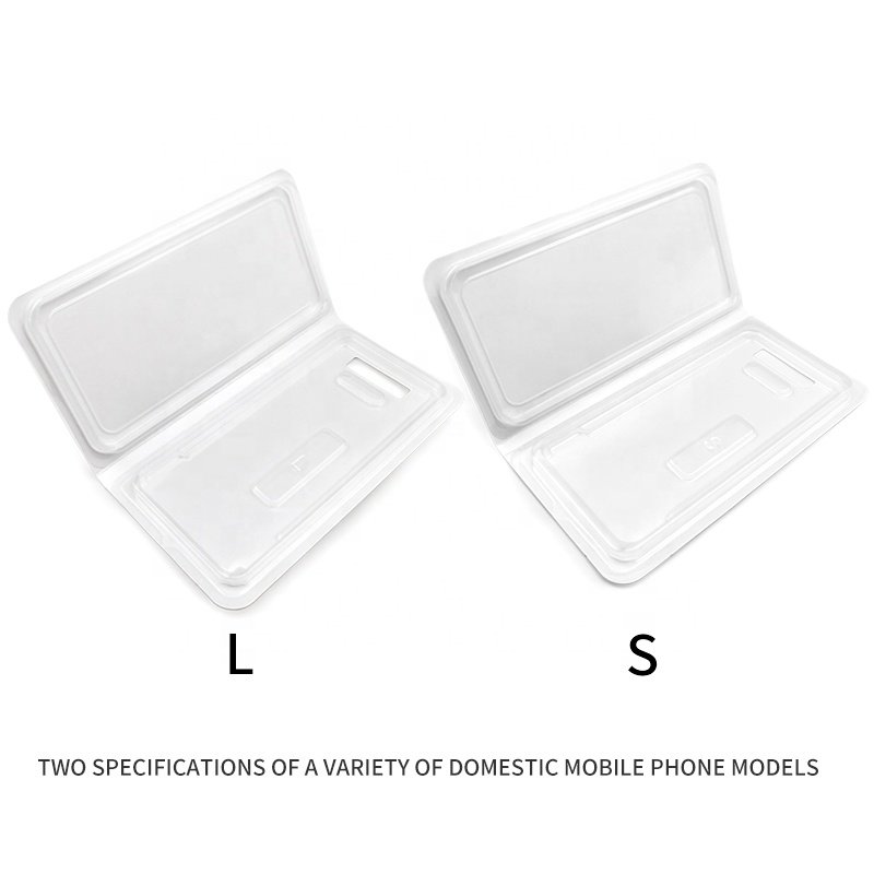 custom printing logo package color card blister flip cover box mobile lcd screen packaging boxes
