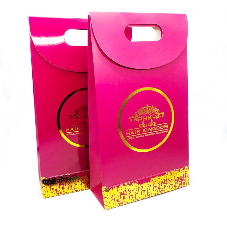 Custom Printed Logo Braids Crochet Bundle Extension Bows Accessories Gift Paper Pillow Human Hair Packaging Boxes Luxury