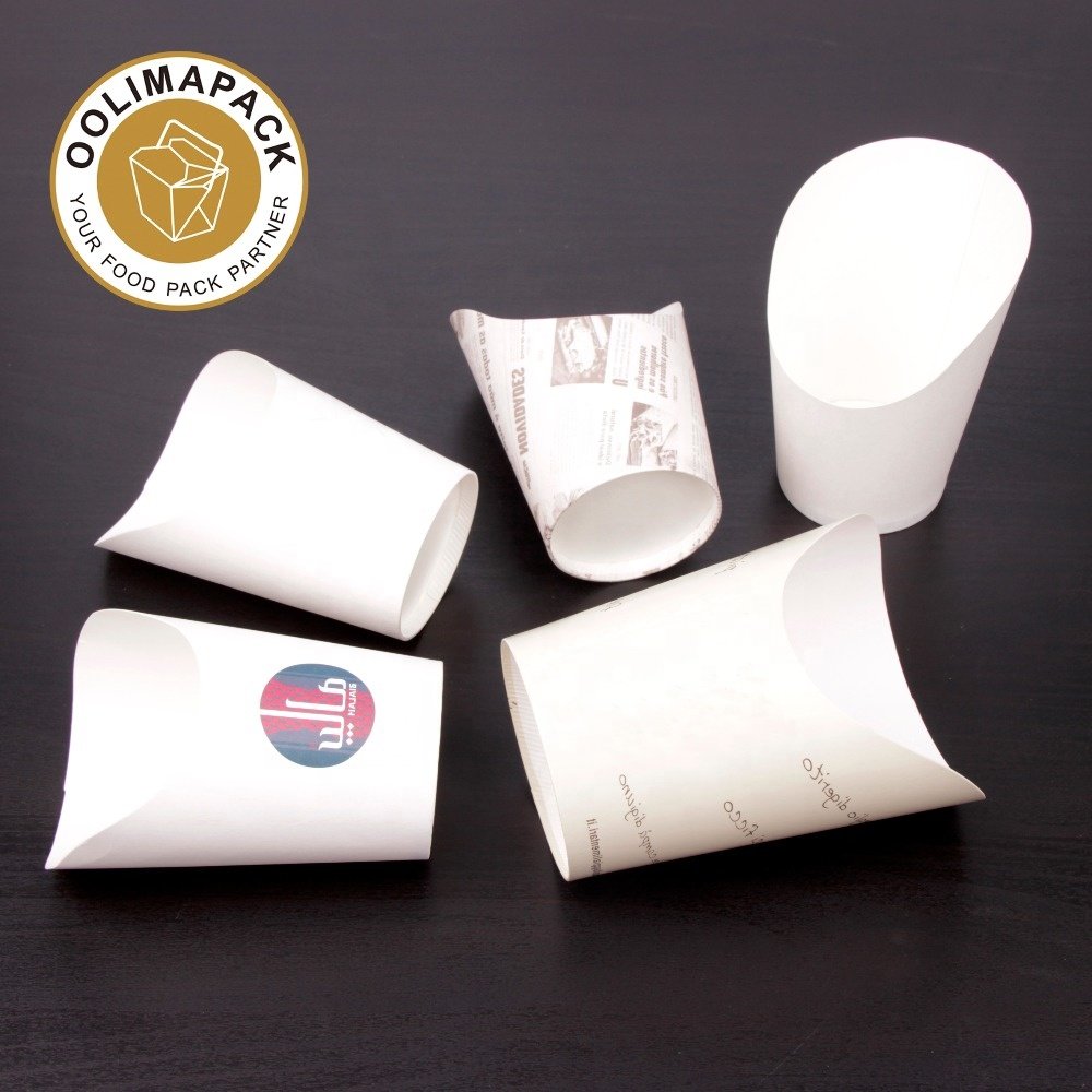 Paper cone for french fries box and waffle packaging,cone for fries