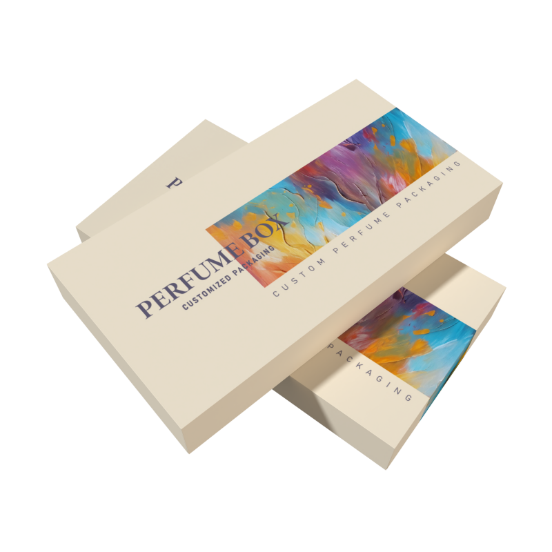Wholesale cheap price 2ml 5ml perfume gift box luxury lid and bottom perfume packaging paper box