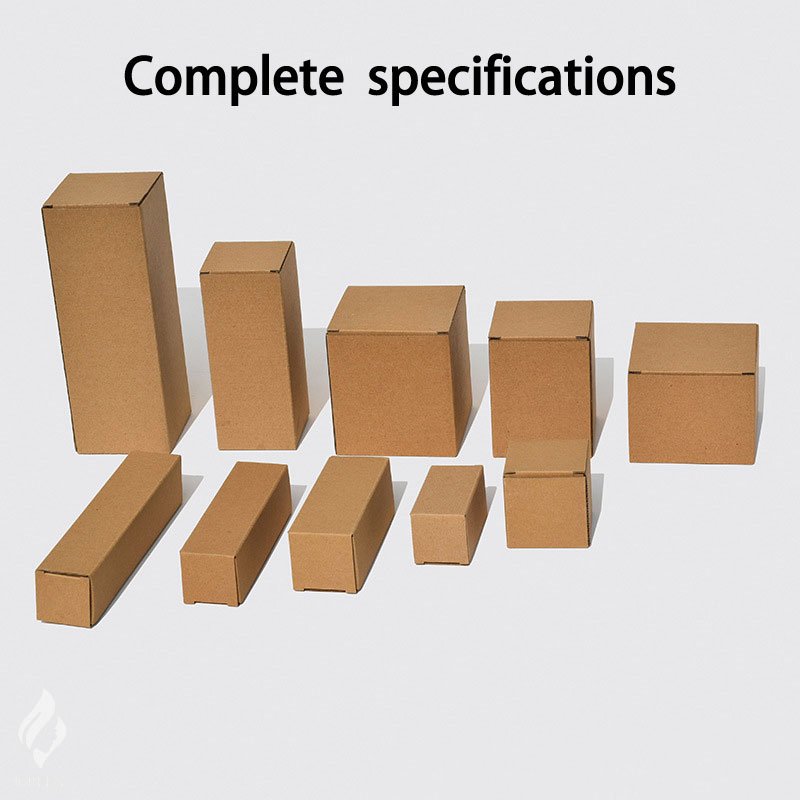 Kraft Gift Box Cake Decorating Packaging Paper Simple Folding Boxes All Kinds of Special Paper Recyclable Accept Custom