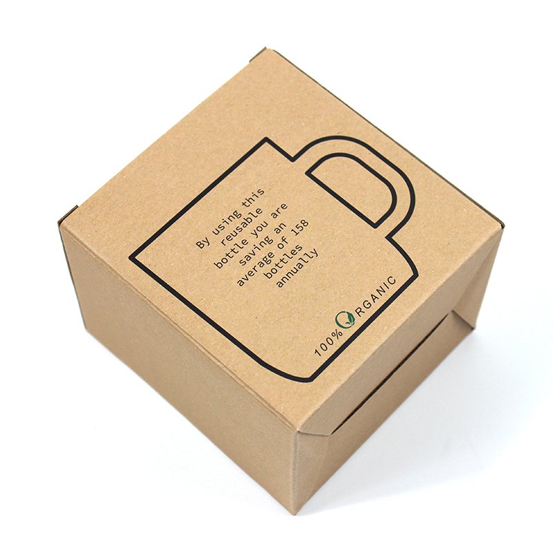 Wholesale factory custom corrugated cardboard bottle packaging paper kraft boxes for water bottle