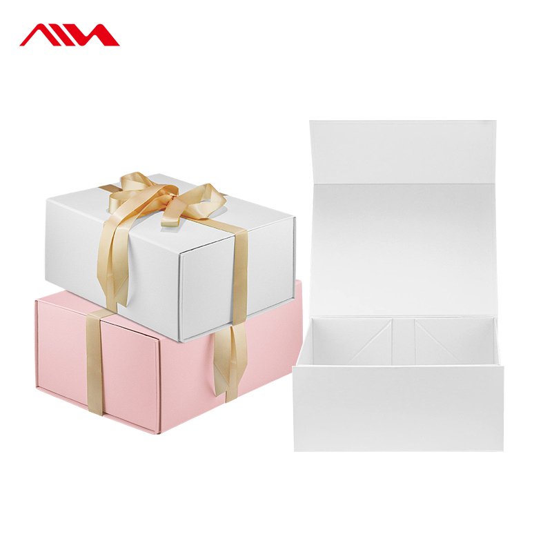 FSC Factory Birthday Christmas Paper Box Clothing Gift Small Wedding Pink Luxury Gift Box