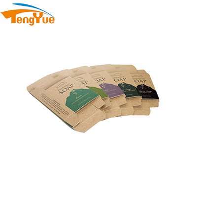 custom cheap Kraft paper with glossy or matte lamination art paper soap packaging Paper box
