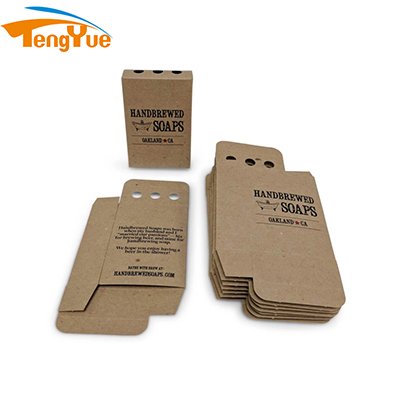 custom cheap Kraft paper with glossy or matte lamination art paper soap packaging Paper box
