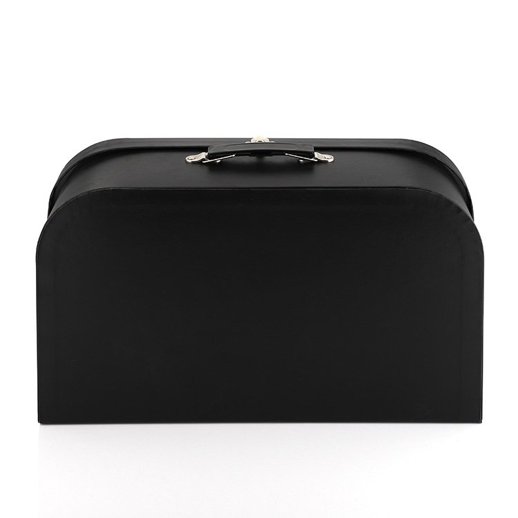 New Promotion Free Sample Black Suitcase Style Gift Hamper Box