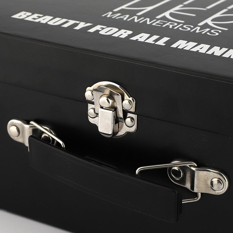 New Promotion Free Sample Black Suitcase Style Gift Hamper Box