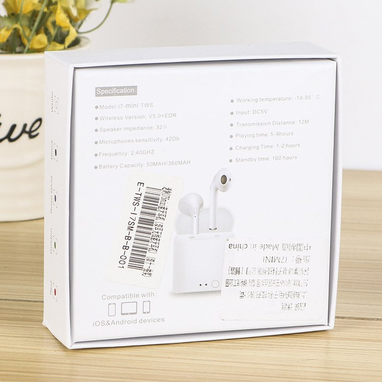 Custom Lid and Base Mobile Phone Accessories Storage Box Rigid Paper Box Earphone Packing