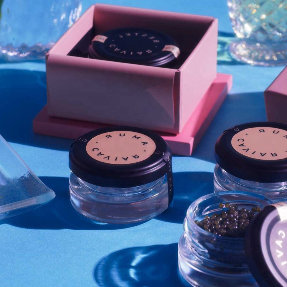 Custom High Quality Recycled Cardboard Gift Box Cream Honey Caviar Packaging Glass Jar Box