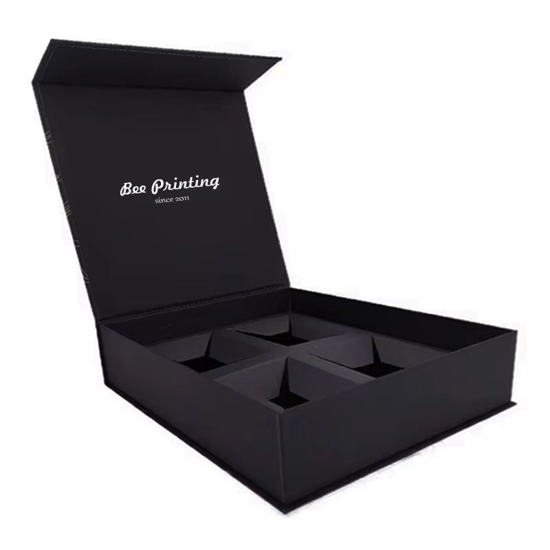 Custom Logo luxury Flat Shipping Magnetic Close Gift Paper Box Packaging