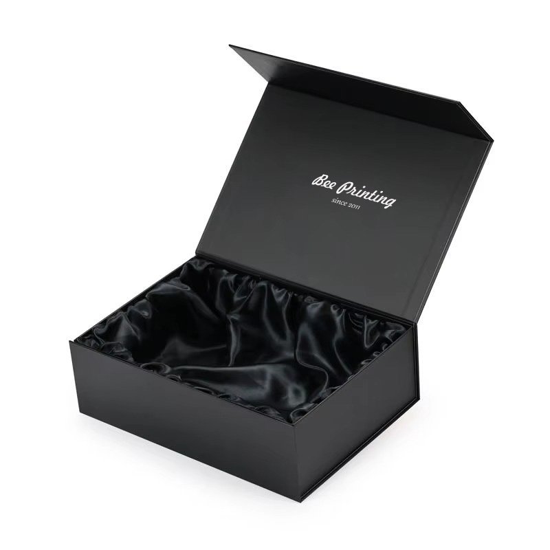 Custom Logo luxury Flat Shipping Magnetic Close Gift Paper Box Packaging