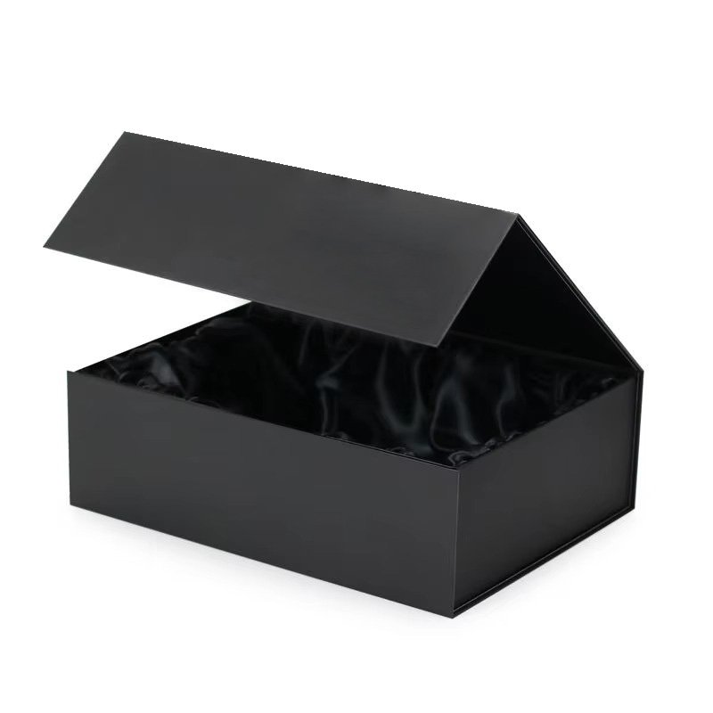 Custom Logo luxury Flat Shipping Magnetic Close Gift Paper Box Packaging