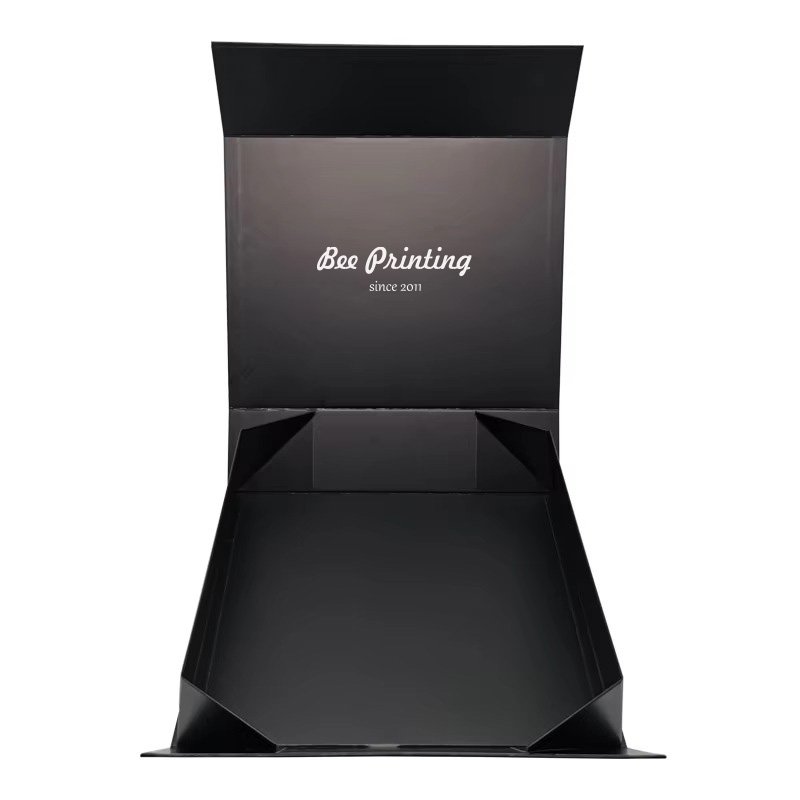 Custom Logo luxury Flat Shipping Magnetic Close Gift Paper Box Packaging
