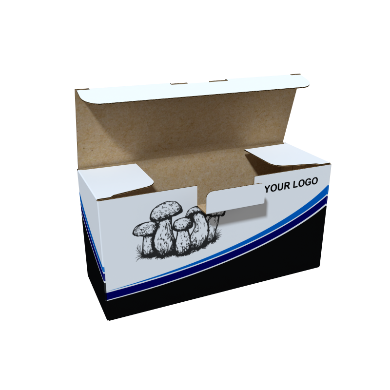 Factory direct Organic Oyster Mushroom Growing Kit paper Boxes Custom Brand Corrugated Cardboard Packaging Custom Brand Box