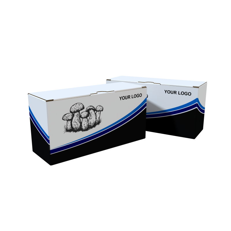 Factory direct Organic Oyster Mushroom Growing Kit paper Boxes Custom Brand Corrugated Cardboard Packaging Custom Brand Box