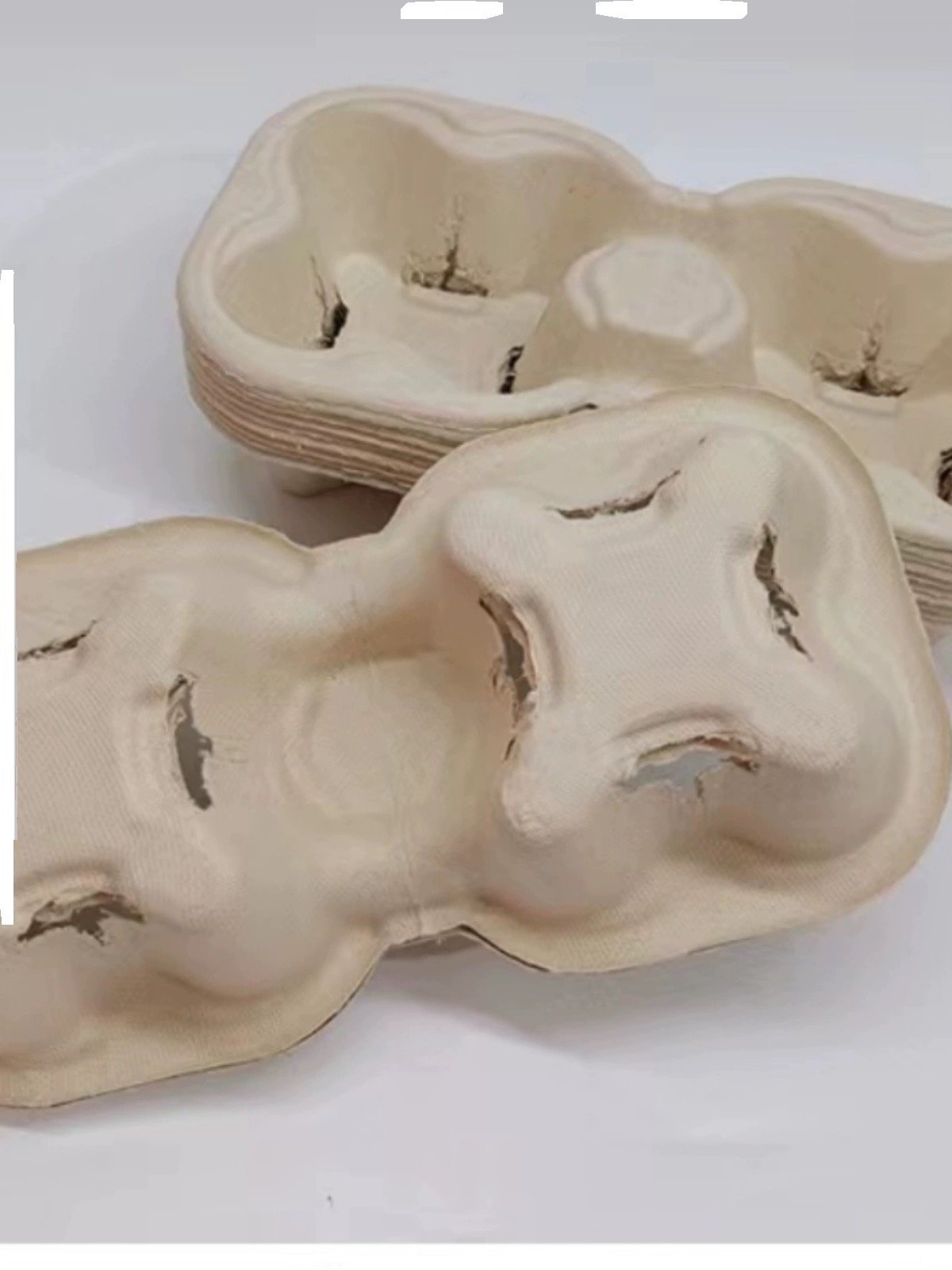 Milk tea coffee drink takeout fixed paper tray disposable pulp single double four cup tray takeout packaging paper cup holder